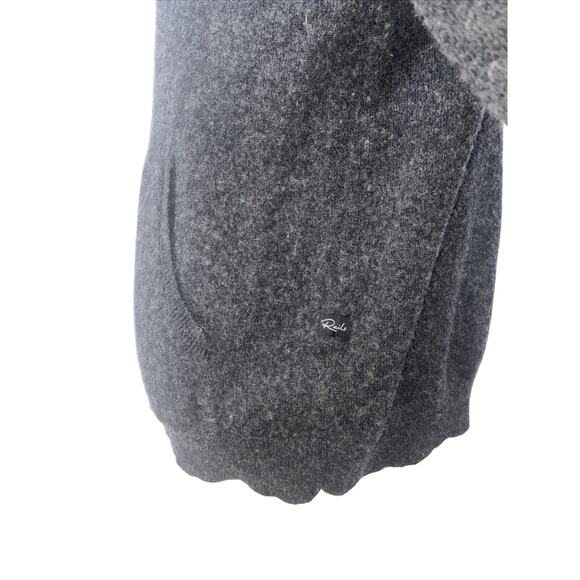 RAILS Mens Wool Blend Medium Ryder Charcoal Heather Hoodie Full Zip - Picture 5 of 10